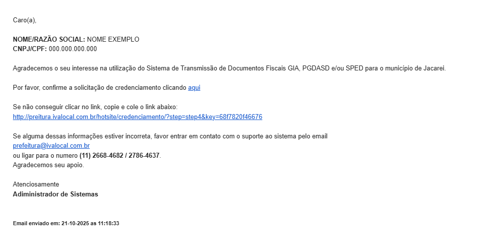 Confirmar e-mail